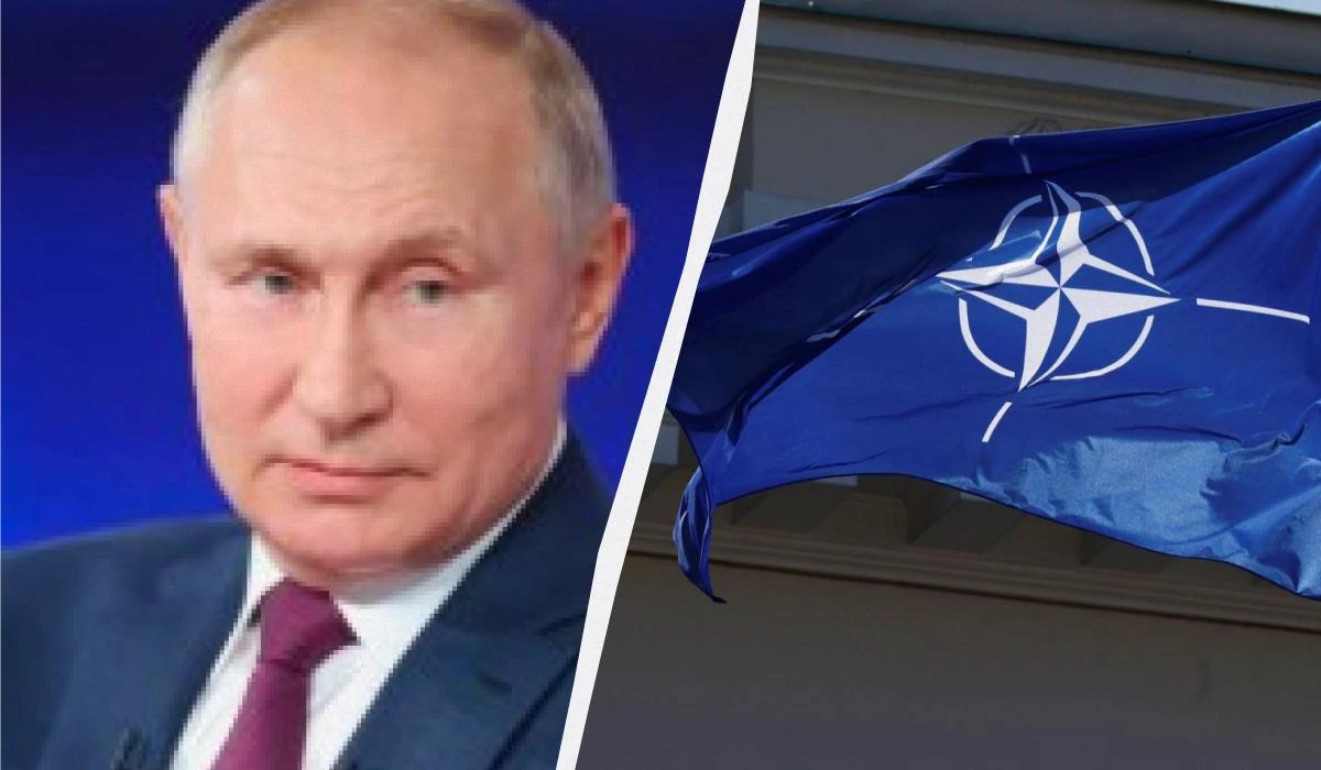 Колаж: карта східного флангу НАТО із позначенням країн Балтії та Польщі