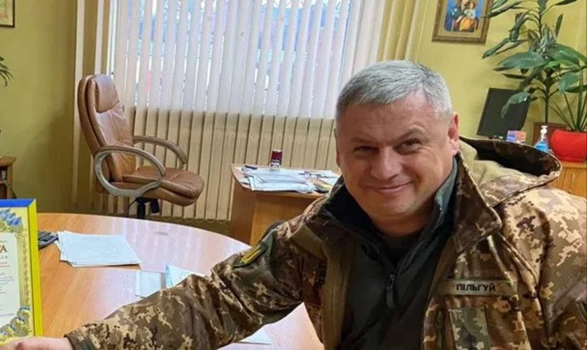 Колишній начальник Мукачівського РТЦК та СП Євген Пільгуй (фото Віталія Глаголи)