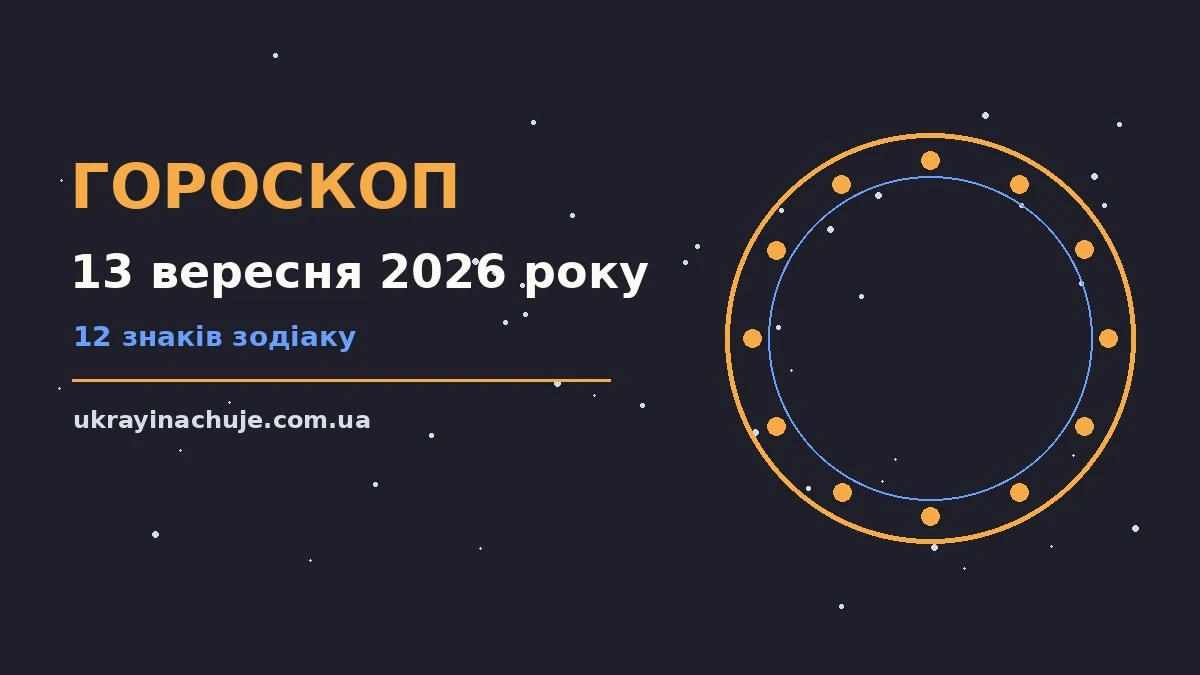 Настільний календар на 13 вересня 2026 року поряд із чашкою кави та блокнотом із нотатками