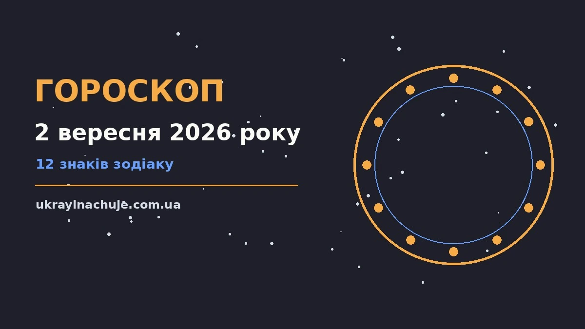 Гороскоп на 2 вересня 2026 року: детальний прогноз дня про можливості й обережність