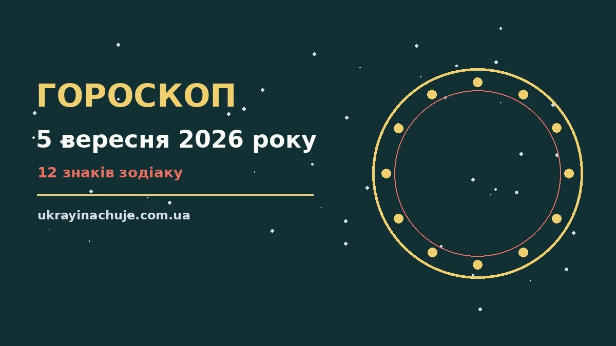 Гороскоп на 5 вересня 2026 року: детальний прогноз дня про можливості й обережність
