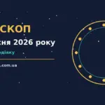 Зоряне небо восени, місячне сяйво та зодіакальні сузір'я на тлі пісочного годинника як символ щоденного гороскопу