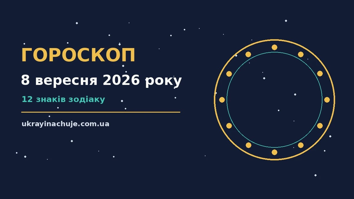 Гороскоп на 8 вересня 2026 року: детальний прогноз дня про можливості й обережність